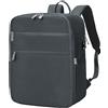 RuoSien Per Zaino da Viaggio Easyjet 45x36x20 Bagaglio a Mano con Caricatore USB Borsa da Cabina Zaino per Zaini Casual Uomo e Donna da Laptop 15.6 Pollici