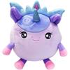 SQUISHPETS Medium - Peluche GALUPY Rainbow Unicorn Aria, peluche unicorno di 19 cm con ali, corona e corno scintillante, da coccolare e con cui giocare