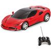 Mondo Motors, FERRARI SF90 STRADALE, Modello in Scala 1: 24, fino a 8 km/h di Velocità, Auto Giocattolo per Bambini 63660