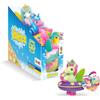 INKEE TOYS Galupy Unicorni da Bagno - Set 6 Giocattoli da Vasca per Bambini con Ali Cambia Colore, Spruzzo d'Acqua e Squishy Morbidi