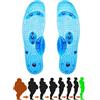 UZYXC Solette Magnetiche con 8 Magnetini per Arco Plantare Blu 40-48, Solette Gel Ultra Morbide Antifatica Tagliabili, Ideali per Tutte le Scarpe