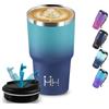 Grsta Tazza Termica, 20oz Thermos Caffe, Senza BPA, Mantiene Caldo per 6 Ore/Freddo 8 Ore, Borraccia Termica, Senza Perdite, Termos Caffè, Acciaio Inossidabile 18/8, per Ufficio, Café, Viaggio, Scuola