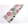 DONREGALOWEB Set di 2 runner da tavola 100% cotone decorato con fiori in tonalità rosa. Misure singole: 45 x 150 cm di lunghezza