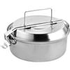 DRW Lunch Box 2 Piatti Acciaio Inox Ø18 cm