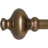 Decopolitan Cardiff - Coppia di aste laterali regolabili per tende da 30 a 50 cm, diametro 2,5 cm, colore: bronzo scuro