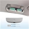 Coleya Custodie Occhiali Compatibile con Ford Puma MK2 ST Line X 2020-2025, Porta Occhiali per Auto, Supporti per Occhiali da Sole, Scatola Occhiali da Ford Puma Accessori (Grigio)