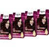 Palette Intensiv Creme Coloration 3-68/878 mogano (4 x 115 ml), colore permanente per capelli per una brillantezza brillante e duratura e copertura 100% grigia