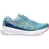 Asics Scarpe da Corsa Gel-Kayano 30 da Donna, Grigio Blu/Verde Lime, 36 EU