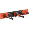 myWall my wall Supporto da parete modulare per bicicletta - HR13L, sospensione verticale e orizzontale, supporto per bicicletta per ruote fino a 30 kg e 45 mm di larghezza, due ganci aggiuntivi con una