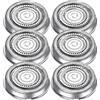 Yafe SH30/50/52 - Testine di ricambio per rasoio elettrico Philips serie 1000, 2000, 3000, 5000, testine di ricambio compatibili con Phillips SeriesAT8xx/AT7xx/PT8xx/PT7xx,confezione da 6