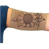 Linphelle Coverpicc in Microfibra, Fascia Copri Catetere Braccio in Tessuto Traspirante e di Design, Ideale per PICC e Glucometri, Girasole, Taglia 1