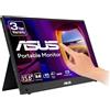ASUS ZenScreen Touch MB16AMTR Monitor Portatile da 16" pollici (15,6) IPS FHD (1920x1080), Batteria Integrata, Mini-HDMI, Tecnologia Anti-sfarfallio e Filtro Luci Blu, Nero