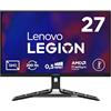 Lenovo Legion R27qe Gen 2 Gaming Monitor 27" QHD (2560x1440) IPS, 0.5ms MPRT, 200Hz, Porte 2x HDMI 2.1 e DisplayPort 1.2, Cavo DisplayPort incluso - Raven Black