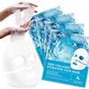 FuzzyUp Maschera Collagene Viso Coreana, Maschera Bio Collagene Viso Idratante, Rassodante, Antirughe, maschere collagene viso per Nutriente, Migliora l'elasticità Della Pelle, Adatto a Pelli Sensibili 4Pcs