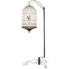 HOHIYA Supporto per gabbia per uccelli da 154 cm, gancio per pastore per animali domestici, mangiatoia per colibrì, lanterna a luce solare, cestino per piante da appendere, cesto di fiori, casa e