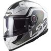LS2 - Casco LS2 - Casco FF811 Vector II Metric Bianco / Titanium Silver