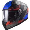 LS2 - Casco LS2 - Casco FF811 Vector II Absolute Matt Nero / Rosso / Blue