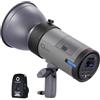 NEEWER Q300 Flash da Studio/Esterno 300W 2.4G con Trigger Wireless Q Compatto, Luce Strobo con Batteria Litio 7800mAh,Monoluce Senza Fili per Fotografia con 1000 Flash a Piena Potenza,Riciclo 0,4~2,5s