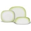 Villa Altachiara Set Piatti 6 Persone, Servizio Piatti 18 Pezzi, In New Bone China, Piatti Piani 25 Cm + Piatti Fondi 29 Cm + Piatti Frutta 22 Cm, Adatti A Microonde E Lavastoviglie, Linea Primavera