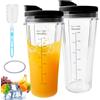 6 Guarnizioni Di Ricambio In Gomma Per Frullatore Nutri Ninja | 8,1 Cm | Compatibile Con BL660, BL770 E Altri | Parti Di Ricambio