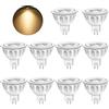 Boxlood 5W Lampadine GU5,3 LED MR16 12V Faretti Luce 3000K Bianco Caldo, Equivalente a 50W Alogena, 450LM 40 Gradi Non-Dimmerabile Confezione da, 10 Pezzi