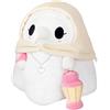 SUPYINI Plague Doctor - Peluche a forma di bambola Plague Doctor Plush, Halloween, con cuscino di peluche, decorazione per Halloween, colore: bianco