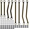Runup High Clearance Chassis Link Rod Metal Connecting Rod Set per 1/18 RC Crawler Tra-xxas TRX4-M-K10 Bronco Defender Upgrade Parts
