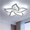 Sky angle Lampada da soffitto moderna Lampada da soffitto a LED Lampada da soggiorno, luce bianca fredda 6500K per camera da letto, studio, illuminazione da soffitto (5 teste/Ø63cm/45W, 6500K)