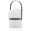 LUUK LIFESTYLE Lampada LED da campeggio portatile e ricaricabile con manico, 3 modalità dimmerabili, con 72 ore di autonomia, verde