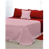 CosìCasa Trapunta Matrimoniale Primaverile/Estiva Leggera (100 gr/mq) e Ipoallergenica| Trapuntino Matrimoniale Mezza Stagione perfetto per dare Stile alla tua Camera da Letto [Tinta Unita Rosa]