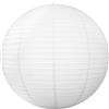 Feriuzymix Paralume a sospensione elegante in carta di riso per sala da pranzo, dormitorio, cucina, 40 x 40 cm, bianco