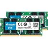 Wlizedle DDR4 16GB Kit (2x8GB) 2400MHz Laptop Memoria RAM CL17 SODIMM Wlizedle Modulo di Memoria PC4-19200 260-Pin 1,2V Non-ECC 2Rx8 Upgrade Notebook Memory per Computer Portatile, Verde