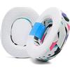 WC Freeze Nova Pro Wireless - Cuscinetti auricolari in gel rinfrescante per Arctis Nova Pro Wireless, Nova Elite e Nova Pro Omni (non compatibili con altri modelli), di Wicked Cushions | 90's White