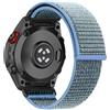RanBluu QuickFit 26mm Nylon Cinturino per Garmin fēnix 8 51mm/Enduro 3/Fenix 7X/7X Pro/7X Pro Solar/Fenix 6X/6X Solar/6X Pro/Fenix 5X, Cinturini Sportivi di Ricambio per Garmin Descent Mk3i, Blu