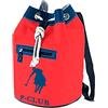 P-Club Borsa/Sacca/zaino per il mare, da uomo P-CLUB in vari colori mis: cm 48 x diametro cm 35, Rosso