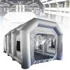 GMSLuu 4/8 m, cabina di verniciatura gonfiabile, moderna, a spruzzo, per la verniciatura dell'auto, tenda grigia (4 x 2,5 x 2,2 m)