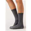 Calzedonia Calze Lunghezza 3/4 A Coste Grigio