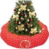 Pawaboo Letto a Tunnel per Gatti sotto L'Albero di Natale, 35,4 Tunnel Giocattolo per Gatti a Cerchio con Palla, Tunnel Decorativo Natalizio Pieghevole a Tubo per Gattini (Stella Rossa)