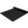 KitchenRaku Tappetino in silicone extra grande, antiscivolo, antiaderente, resistente al calore, riutilizzabile, per alimenti, lavabile in lavastoviglie (Nero, 60x40cm)