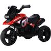 MR J toys&more Moto Elettrica per Bambini 6V Rossa con Luci e Suoni | Batteria 6V4,5Ah | 3 Ruote Giocattolo a Pedale per Bimbi | Musica, Luci LED, Stile Sportivo, per Interni ed Esterni