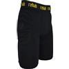 rehab GK Rehab - Pantaloncini da portiere imbottiti - Pantaloni protettivi corti per portiere - Taglia 128-XXL, Nero , XL
