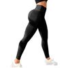 Generico Leggins Fittabella Anticellulite, Leggins 3D Anticellulite Fittabella, LegginsSportivi Donna Push Up (IT, Testo, XXL, Regular, Regular, Nero)