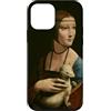 RelaxArtWorld La signora con un ermellino di Leonardo da Vinci (1490) Custodia per iPhone 12 mini