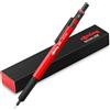rOtring 500 Matita Meccanica | Mina HB 0,5 mm | Corpo esagonale in plastica rossa e impugnatura in metallo zigrinato antiscivolo