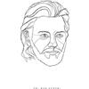Komar Quadro da Parete Star Wars Classic Force Faces Obi WAN, per cameretta dei Bambini, Decorazione, Stampa Senza Cornice Disponibile in 3 Misure, Multicolore, WB103-40x50