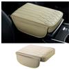 Adunsiaoto Copertura Console Centrale Auto, Imbottitura Bracciolo Auto, Universale Memory Foam Centrale Imbottiture per Braccioli per Maggior Parte Dei Veicoli, Accessori Interni per Auto(Beige)