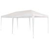 AKTIVE Tenda da giardino bianca 6x3 m, Gazebo da esterno, Struttura in acciaio Ø24 e Ø18 mm, Tetto in polietilene, Impermeabile, Include 8 picchetti, Montaggio rapido e facile senza attrezzi (53992)
