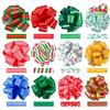 JOYIN 24 Pezzi Regalo Regalo di Natale Fuci a Traino (5 di Larghezza); Accessorio per imballaggio Regalo Facile e Veloce per Regali, Fiocchi, cestini, Decorazioni di Bottiglie di Vino