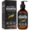 CJXHJY Shampoo alla caffeina (300 ml), con biotina e rinforza crescita capelli - Riduce perdita capelli, cura capelli per uomini