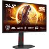 AOC Gaming Q25G4SR - Monitor Quad HD da 255 pollici, 300 Hz, 1 ms, FreeSync. Prem., G-Sync comp., HDR400 2560x1440, 2x HDMI 2.1, DisplayPort 1.4 nero-rosso, 25 Inch QHD IPS